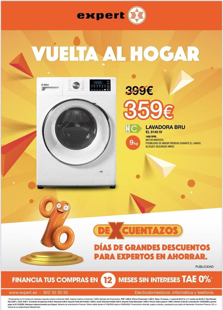 Foto 1 catalogo ofertas Septiembre 2022 Electrodomésticos