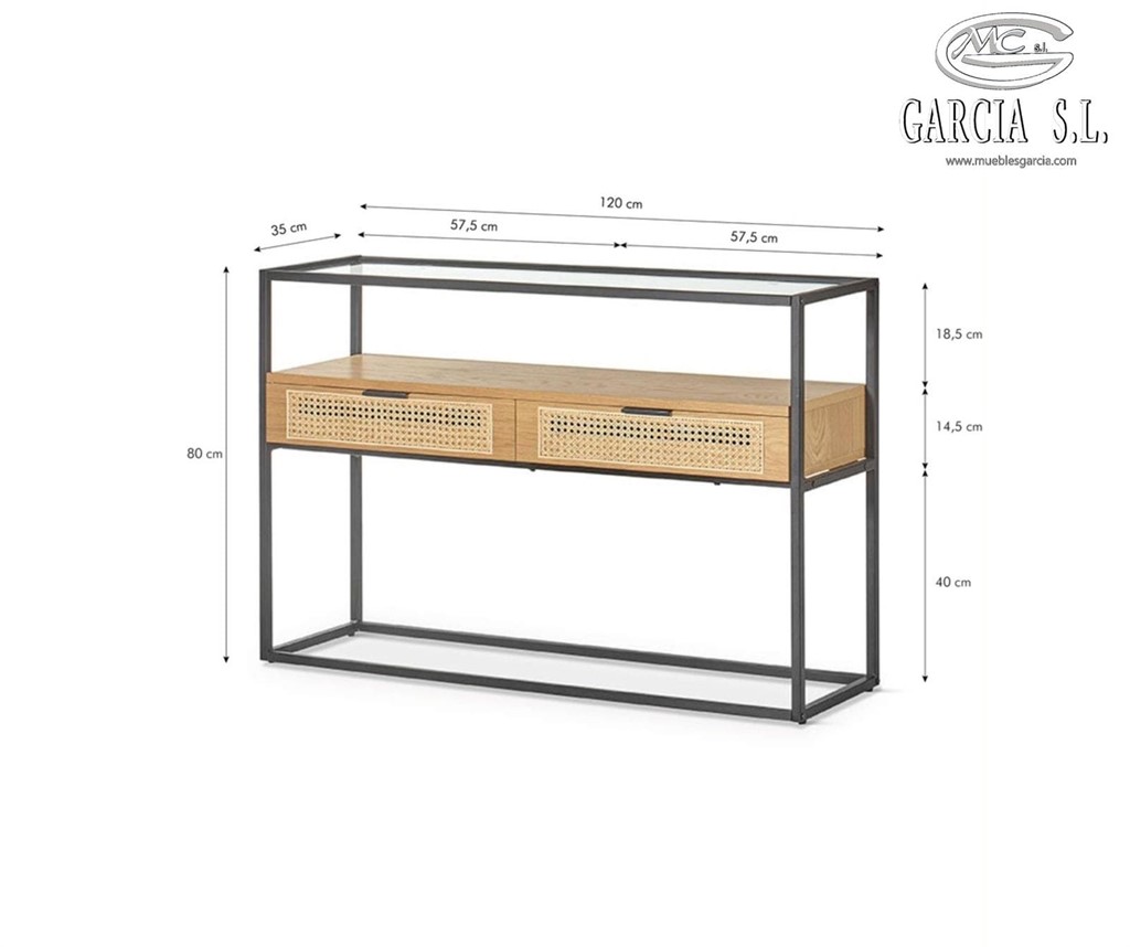 Foto 3 CONSOLA CON-205 de 80 cms de ancho