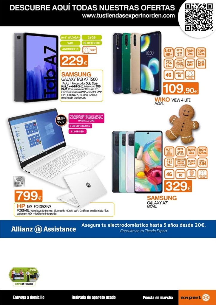 Foto 2 FOLLETO OFERTAS  NAVIDAD, EXPERT ELECTRODOMÉSTICOS