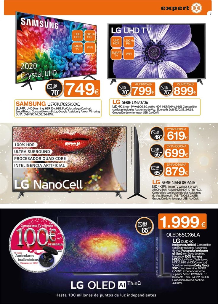 Foto 5 FOLLETO OFERTAS  NAVIDAD, EXPERT ELECTRODOMÉSTICOS