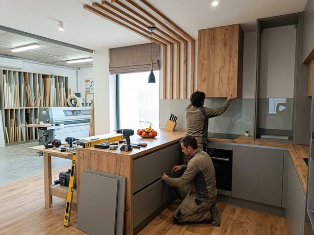 Renueve su cocina con instalación profesional de muebles de cocina y armarios en Fene