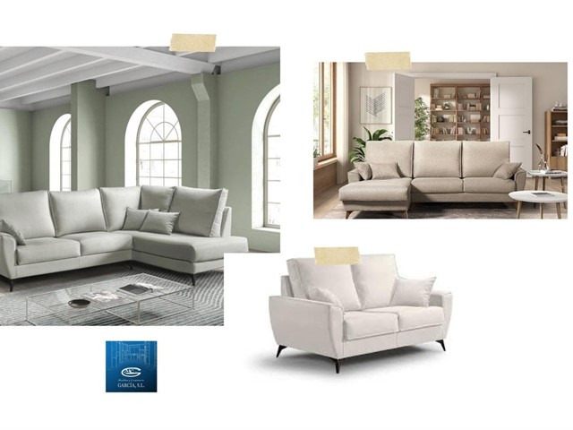 SOFA 3 PLAZAS PLUS  BYRON TAPIZADO EN INDIRA  C/3