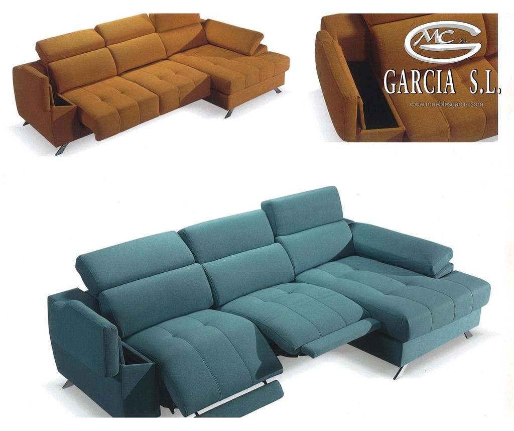 Foto 3 SOFÁ CHAISELONGUE MD CORDOBA RELAX  ELÉCTRICO, TAPIZADO EN QUEENS TAUPE